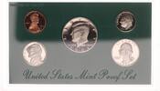 USA KMS, Kursmünzsatz Cent bis Half Dollar, im Etui -