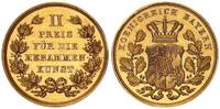 Bayern Goldmedaille zu 3 Dukaten Maximilian II. 1848-1864, 2.Preis für die Hebammenkunst, Preismedaille -