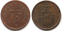 Husum, Schleswig-Holstein 75 Pfennig Husumer Viehmarkt, Notgeld -