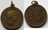 Wallrode und Albshausen tragbare Bronzemedaille des Krieger-Vereins, Wilhelm II., selten! -