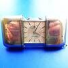 Schweiz, Tischuhr, Reiseuhr, Wecker MOVADO Kultwecker, Zustand und Funktion gut, -