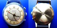 Deutschland HERREN ARMBANDUHR, seltene HERREN ARMBANDUHR, Junghans Minivox (Wecker), J 689.70-gute Fkt.-ca-1955 -