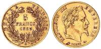 Frankreich 5 Francs Gold Napoleon III. -