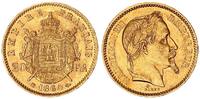 Frankreich 20 Francs Gold Napoleon III. -