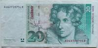 BRD, Deutschland 20 DM Annette von Droste-Hülshoff, Serie AZ/L, Deutsche Bundesbank -