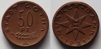 Gotha, Thüringen 50 Pfennig Stadt, Meissner Porzellan, Notgeld -