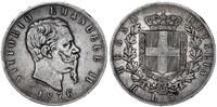 Italien 5 Lire Silber Vittorio Emanuele II. -