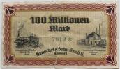 Cassel, Kassel, Hessen 100 Millionen Mark Henschel und Sohn GmbH, Lokomotivfabrik -