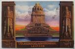 Leipzig, Sachsen Ansichtskarte Völkerschlachtdenkmal Leipzig, Postkarte zur Weihe des Völkerschlachtsdenkmals -
