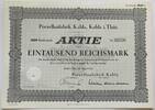 Kahla, Thüringen 1000 Reichsmark Porzellanfabrik Kahla -