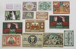 26 versch. Notgeldscheine o.D., 1921-1922 Deutsches Reich z.B. aus Erfurt, Frankenhausen, Osnabrück, Pasing, meist fast kassenfrisch