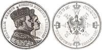 Preußen 1 Krönungstaler Silber König Wilhelm I. und Königin Augusta -