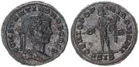 Antike / Römische Kaiserzeit Follis / Maiorina Constantius. Genius n.l. opfernd, im Feld rechts B -