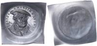 Deutschland Medaille Probeabschlag der Götz Medaille Martin Luther auf Bleiklippe -
