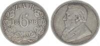 Südafrika 6 Pence Silber Südafrika 1 Sixpence 1896 -