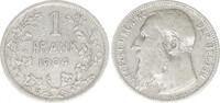 Belgien 1 Frank Leopold II. 1865-1909 -