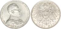 Deutsches Kaiserreich - Preußen 2 Mark Silber Wilhelm II. - 25 jähriges Regierungsjubiläum -