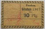 Fordon, Polen/ Fordon, Posen 10 Pfennig Stadt, Notgeld -