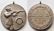 Schützenmedaillen, Bitterfeld Silbermedaille zum 30. jähr. Jubiläum d. Priv. Schützen-Gesellschaft v. 1905, selten -