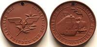 Eisenbahnen tragbare Porzellanmedaille (Meissen) Tag des deutschen Eisenbahners -