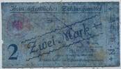 Han. Münden, Niedersachsen 2 Mark Offizier-Gefangenenlager, Leinen, Notgeld -