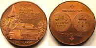 Helmut König Kupfermedaille 20 Jahre Numismatik im Bezirk Neubrandenburg -