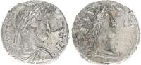 Antike / Römische Kaiserzeit / Hadrian Provinzialprägung - Billion Tetradrachme Alexandria Hadrian RV Helios Gewandbüste -