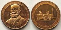 Helmut König Kupfer-Medaille 100. Todestag Friedrich Wilhelm Kullrich, FGN Luckau, Lokomotive -