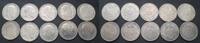 Baden Lot 10 x 2Mark Friedrich Silber -