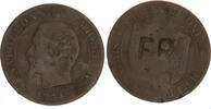 Frankreich 5 Centimes Napoleon III gestempelt FR -
