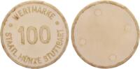 BRD 100 Pfennig Kantinenmarke der Staatlichen Münze Stuttgart weiß -
