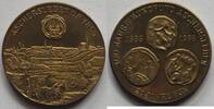 Helmut König Tombakmedaille 100 Jahre Münzfund Aschersleben, 20 Jahre FG Numismatik -