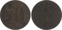 50 Pfennig ca. 1905 Kolonien / China / Kiautschou Schiffsgeld der SMS Emden s-ss (rau und Belag)