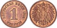 Deutschland / Kaiserreich 1 Pfennig Kursmünze J.10 -
