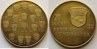 Numismatik Tombakmedaille 20 Jahre Rheinische Münzfreunde -
