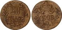 Kolonien Deutsch-Ostafrika 20 Heller DOA J.724b Messing -
