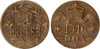 Kolonien Deutsch-Ostafrika 20 Heller DOA J.724b Messing -