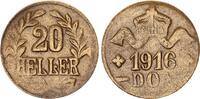 Kolonien Deutsch-Ostafrika 20 Heller DOA J.724b Messing -