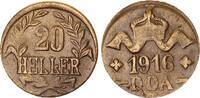 Kolonien Deutsch-Ostafrika 20 Heller DOA J.724b Messing -
