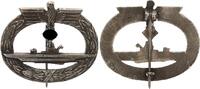 Orden  3. Reich U-Boots-Kriegsabzeichen frühe Nachkriegsfertigung Herst. Karneth vz