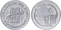 Deutschland / Polen / Getto Litzmannstadt 10 Mark (mit Echtheitszertifikat) Aluminium 3,27g aus dem New Yorker Lot -