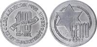 Deutschland / Polen / Getto Litzmannstadt 10 Mark (mit Echtheitszertifikat) Aluminium 3,48g aus dem New Yorker Lot -