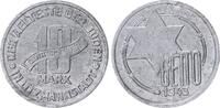 Deutschland / Polen / Getto Litzmannstadt 10 Mark (mit Echtheitszertifikat) Aluminium 2,61g aus dem New Yorker Lot -