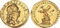 Altdeutschland- Hessen Kassel 1 Dukat Gold Karl (1670-1730) - gekrönter Löwe mit Schwert -