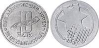 Deutschland / Polen / Getto Litzmannstadt 10 Mark (mit Echtheitszertifikat) Aluminium 3,3g aus dem New Yorker Lot Stempeldrehung nach rechs -