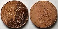Franz Kratochwil Kupfermedaille Fachgruppe Numismatik Freundschaftstreffen Pirna-Decin -