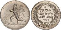 Weimarer Republik Sportmedaille V. Preis 400m Vorgabel. A.H.V. Leipzig 1920 -