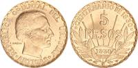 Uruguay 5 Pesos Gold 100 Jahre Verfassung, seltenes Jahr -