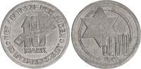 Deutschland / Polen / Getto Litzmannstadt 10 Mark (mit Echtheitszertifikat) Getto Litzmannstadt 10 Mark 1943 Aluminium -