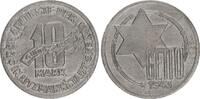 Deutschland / Polen / Getto Litzmannstadt 10 Mark (mit Echtheitszertifikat) Getto Litzmannstadt 10 Mark 1943 Aluminium -